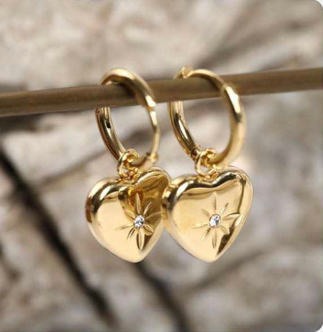 Sylvia Heart Earring